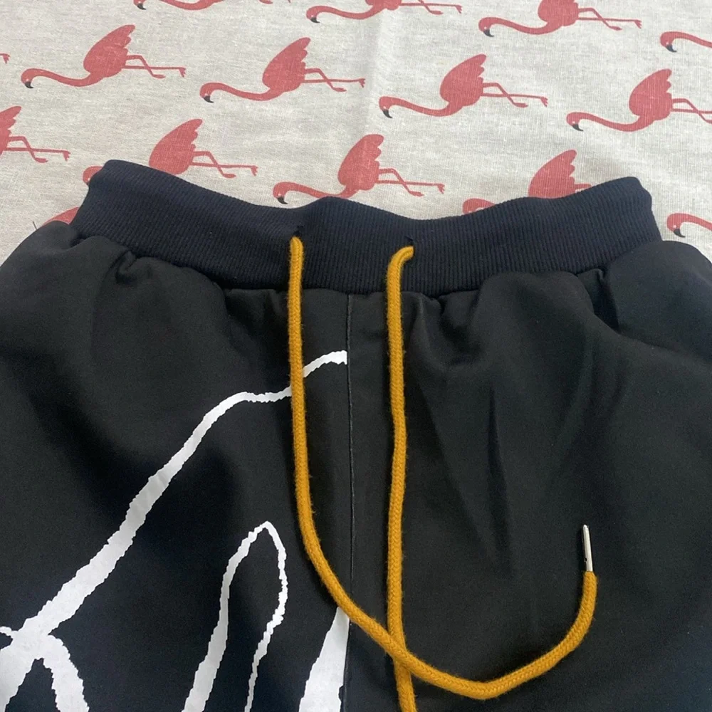 Rhude Fashion Drawstring Elastic Waist Mens Shorts - Picture 2 of 6
